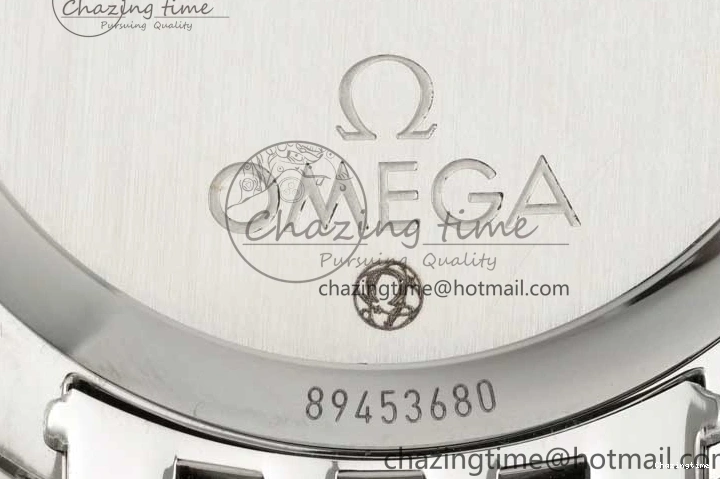 0123 De Ville SS DIWF 1:1 Best Edition Gray Dial SS Markers on SS Bracelet MIYOTA FlexibleFit 7851